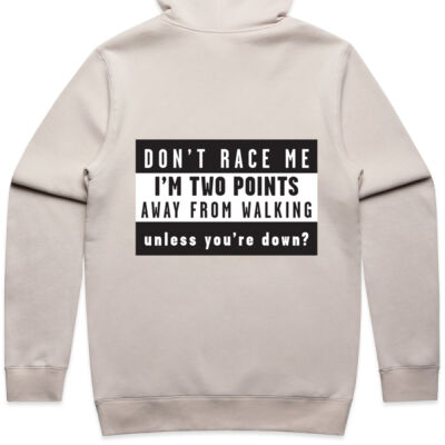 Don't Race Me - Green/Black Variation - Hoodie Thumbnail