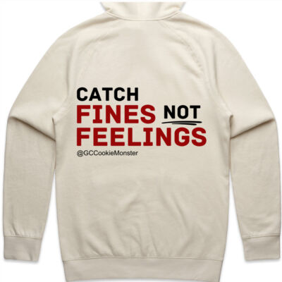 Catch Fines Not Feelings - Red/Black Variation - Hoodie Thumbnail
