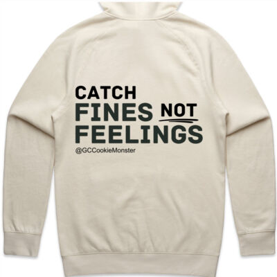 Catch Fines Not Feelings - Green/Black Variation - Hoodie Thumbnail