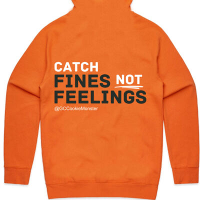 Catch Fines Not Feelings - Green/White Variation - Hoodie Thumbnail