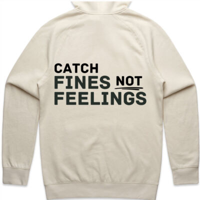 Catch Fines Not Feelings - No Logo Green/Black Variation - Hoodie Thumbnail