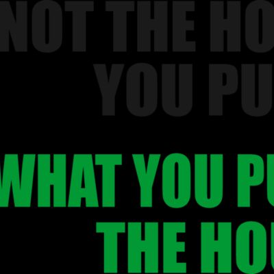 Its not the hours you put in Thumbnail