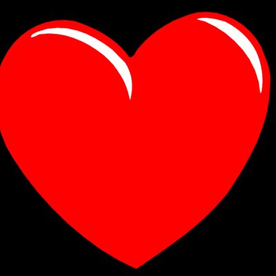 Hand drawn red love heart Thumbnail