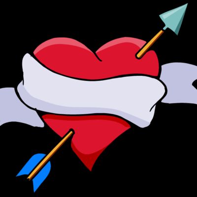 love heart with sash to write on Thumbnail