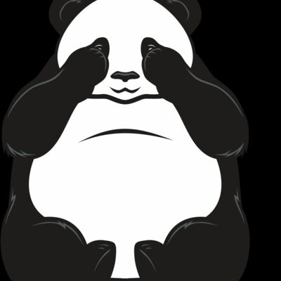 Hear no evil pandas vertical Thumbnail