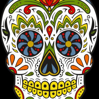 Colourful Skull Thumbnail