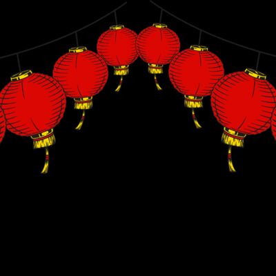 Chinese Lanterns  two rows  Thumbnail