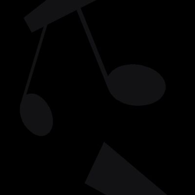 Vertical music notes Thumbnail