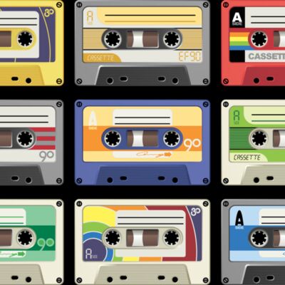 Colour cassette tapes Thumbnail