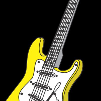 yellow electric guitar Thumbnail