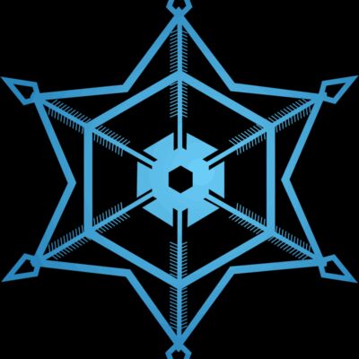 Snowflake blue star Thumbnail