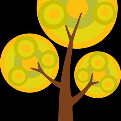 Abstract Tree Yellow Thumbnail