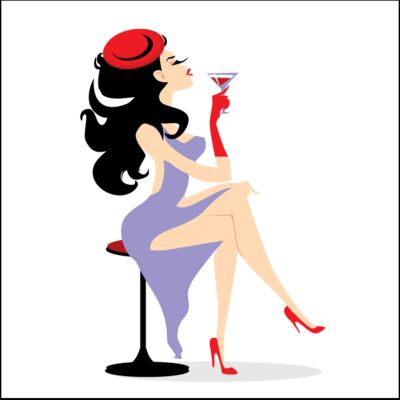 Woman bar wine  Thumbnail