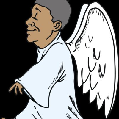 Man angel with halo Thumbnail