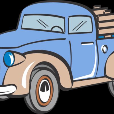 Blue truck Thumbnail