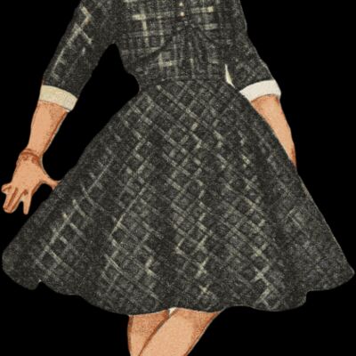 free vintage image 1955 girl Thumbnail