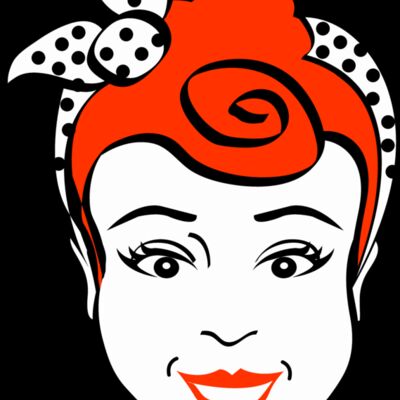 NEW retro woman red head Thumbnail