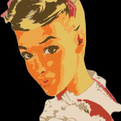 free vintage image retro 1950 s lady Thumbnail