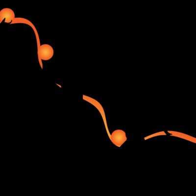 Basketball dunk with ribbon effect Thumbnail