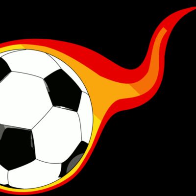 Flaming  soccer ball Thumbnail
