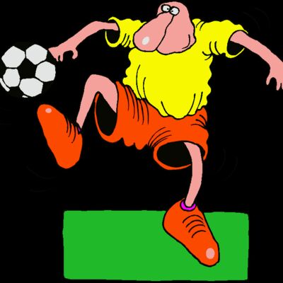 Man juggling soccer ball Thumbnail