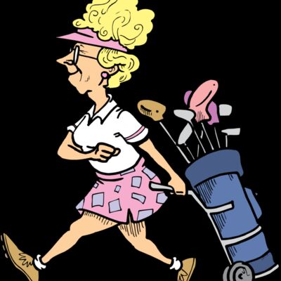 Female golfer Thumbnail