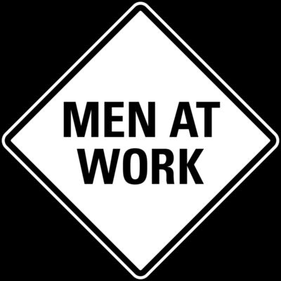 Men At Work sign Thumbnail