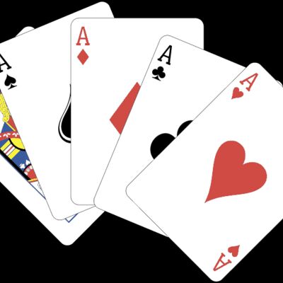 playing cards with aces and jack Thumbnail