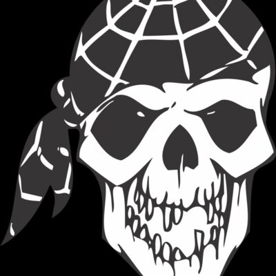 Skull with bandana Thumbnail