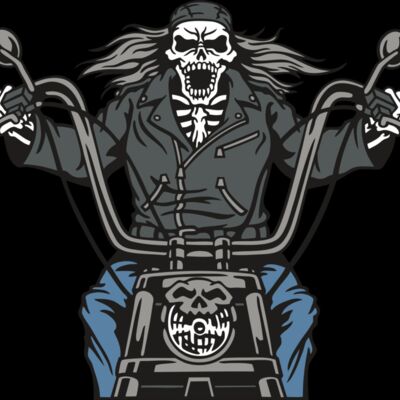 Skeleton Motorbike Thumbnail