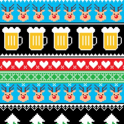Christmas Beer [print size 400 x 500] Thumbnail